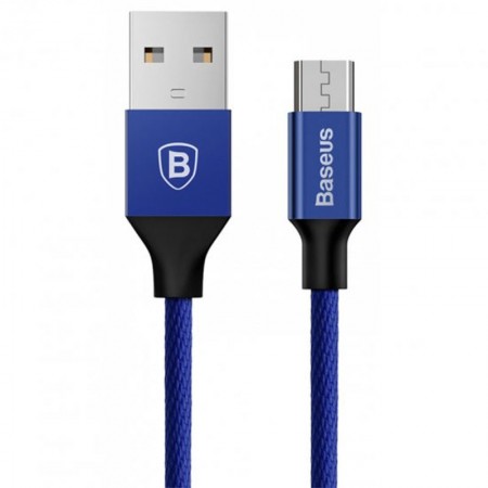 Дата кабель Baseus Yiven Micro USB Cable 2.0A (1.5m) (CAMYW-B) Синій (29457)