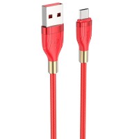 Дата кабель Hoco U92 ''Gold collar'' MicroUSB (1.2 m) Красный (14443)