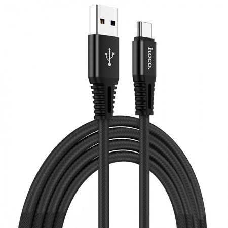 Дата кабель Hoco X22 5A Quick Charger Type-C Cable (1m) Чорний (14444)