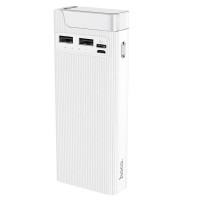 Портативное зарядное устройство Power Bank Hoco J62A Jove 10000 mAh Белый (13120)