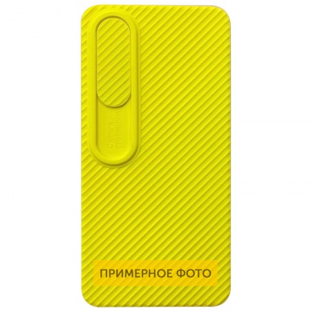 Чехол Camshield Square TPU со шторкой для камеры для Apple iPhone 12 Pro / 12 (6.1'') Желтый (11882)