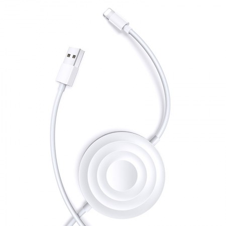 БЗУ Usams US-CC096 для Apple Watch + Lightning cable Білий (13843)