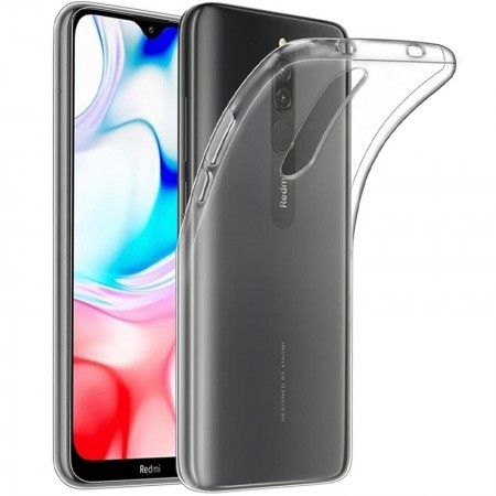 TPU чехол Epic Transparent 1,0mm для Xiaomi Redmi 8 Білий (19308)