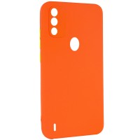 Чехол TPU Square Full Camera для TECNO Spark 6 Go Оранжевый (17861)