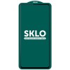Защитное стекло SKLO 5D (full glue) для Samsung Galaxy S21+ Чорний (16918)