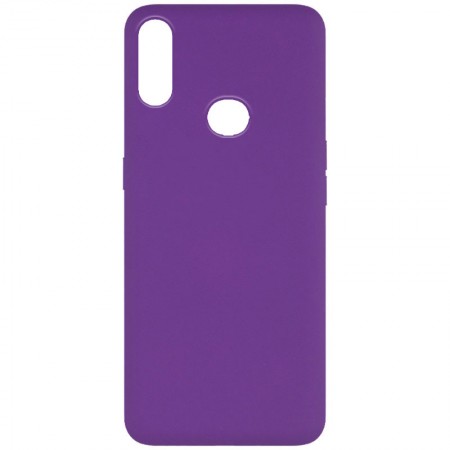 Чехол Silicone Cover Full without Logo (A) для Samsung Galaxy A10s Фіолетовий (15299)