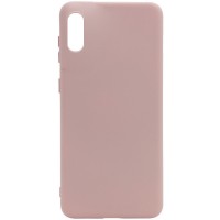 Чехол Silicone Cover Full without Logo (A) для Samsung Galaxy A02 Розовый (17575)