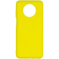 Чехол Silicone Cover Full without Logo (A) для Xiaomi Redmi Note 9 5G / Note 9T Желтый (15338)