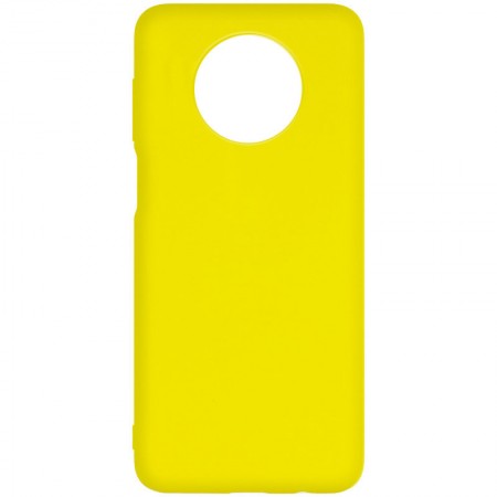 Чехол Silicone Cover Full without Logo (A) для Xiaomi Redmi Note 9 5G / Note 9T Жовтий (15338)