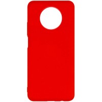 Чехол Silicone Cover Full without Logo (A) для Xiaomi Redmi Note 9 5G / Note 9T Красный (15340)