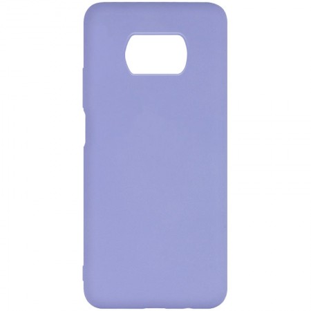 Чехол Silicone Cover Full without Logo (A) для Xiaomi Poco X3 NFC / Poco X3 Pro Сиреневый (15324)