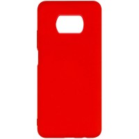Чехол Silicone Cover Full without Logo (A) для Xiaomi Poco X3 NFC / Poco X3 Pro Красный (15320)