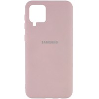 Чехол Silicone Cover My Color Full Protective (A) для Samsung Galaxy A12 Рожевий (15889)