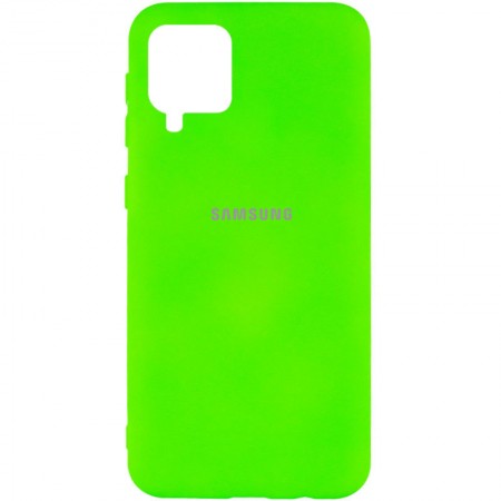 Чехол Silicone Cover My Color Full Protective (A) для Samsung Galaxy A12 Салатовый (15890)