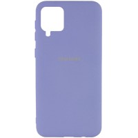 Чехол Silicone Cover My Color Full Protective (A) для Samsung Galaxy A12 Бузковий (15893)