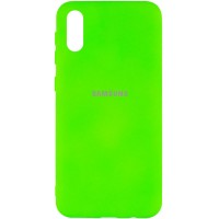 Чехол Silicone Cover My Color Full Protective (A) для Samsung Galaxy A02 Салатовий (16986)