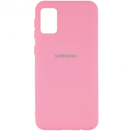 Чехол Silicone Cover My Color Full Protective (A) для Samsung Galaxy A02s Розовый (15900)