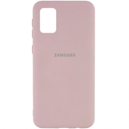 Чехол Silicone Cover My Color Full Protective (A) для Samsung Galaxy A02s Розовый (15901)