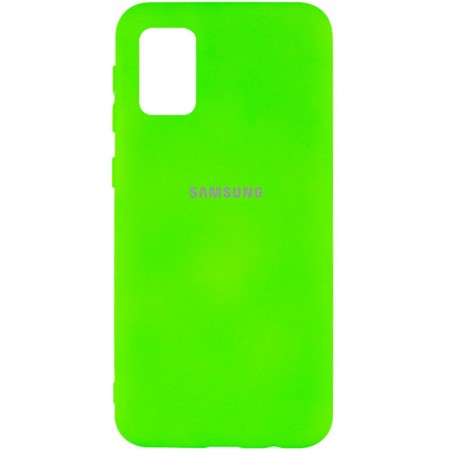 Чехол Silicone Cover My Color Full Protective (A) для Samsung Galaxy A02s Салатовый (15902)