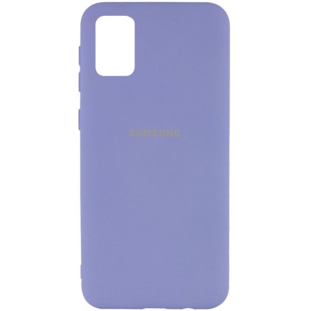 Чехол Silicone Cover My Color Full Protective (A) для Samsung Galaxy A02s Сиреневый (15905)