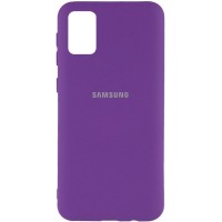 Чехол Silicone Cover My Color Full Protective (A) для Samsung Galaxy A02s Фіолетовий (15906)