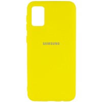 Чехол Silicone Cover My Color Full Protective (A) для Samsung Galaxy A02s Жовтий (15897)