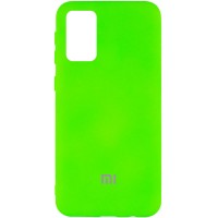Чехол Silicone Cover My Color Full Protective (A) для Xiaomi Redmi Note 9 4G /Redmi 9 Power/Redmi 9T Салатовый (15926)