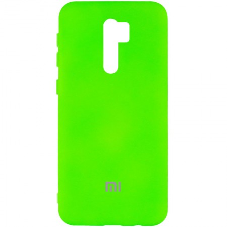 Чехол Silicone Cover My Color Full Protective (A) для Xiaomi Redmi Note 8 Pro Салатовый (15938)