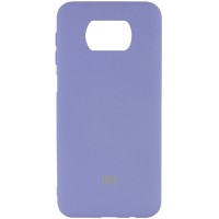 Чехол Silicone Cover My Color Full Protective (A) для Xiaomi Poco X3 NFC / Poco X3 Pro Сиреневый (15976)