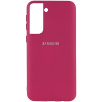 Чехол Silicone Cover My Color Full Protective (A) для Samsung Galaxy S21 Красный (15943)