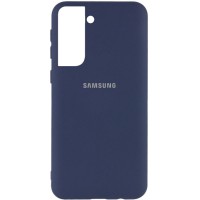 Чехол Silicone Cover My Color Full Protective (A) для Samsung Galaxy S21+ Синий (15963)