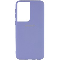 Чехол Silicone Cover My Color Full Protective (A) для Samsung Galaxy S21 Ultra Бузковий (15956)