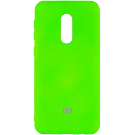 Чехол Silicone Cover My Color Full Protective (A) для Xiaomi Redmi Note 4X / Note 4 (Snapdragon) Салатовий (15984)