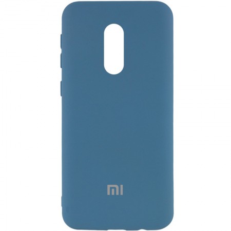Чехол Silicone Cover My Color Full Protective (A) для Xiaomi Redmi Note 4X / Note 4 (Snapdragon) Синій (15986)
