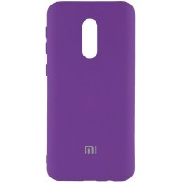 Чехол Silicone Cover My Color Full Protective (A) для Xiaomi Redmi Note 4X / Note 4 (Snapdragon) Фиолетовый (15988)