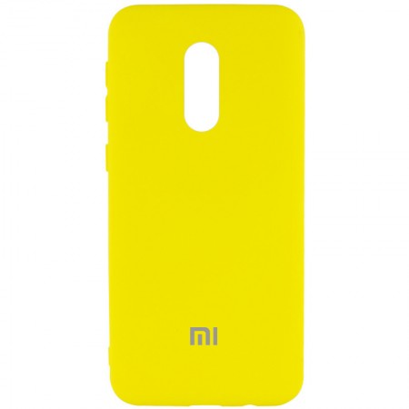 Чехол Silicone Cover My Color Full Protective (A) для Xiaomi Redmi Note 4X / Note 4 (Snapdragon) Жовтий (15980)