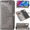 Кожаный чехол (книжка) Art Case с визитницей для Samsung Galaxy A02 Сірий (13253)