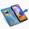 Кожаный чехол (книжка) Art Case с визитницей для Samsung Galaxy A02 Синій (13254)