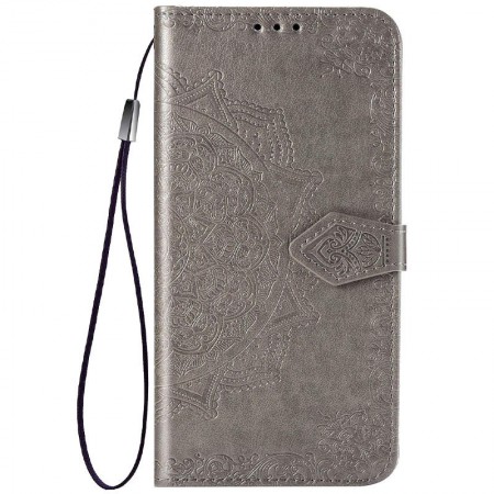 Кожаный чехол (книжка) Art Case с визитницей для Samsung Galaxy A32 4G Сірий (13259)