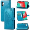 Кожаный чехол (книжка) Art Case с визитницей для Samsung Galaxy A32 4G Синий (13260)