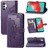 Кожаный чехол (книжка) Art Case с визитницей для Samsung Galaxy A32 4G Фіолетовий (13261)