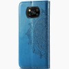 Кожаный чехол (книжка) Art Case с визитницей для Xiaomi Poco X3 NFC / Poco X3 Pro Синий (13272)