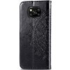 Кожаный чехол (книжка) Art Case с визитницей для Xiaomi Poco X3 NFC / Poco X3 Pro Черный (13274)