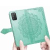 Кожаный чехол (книжка) Art Case с визитницей для Xiaomi Poco M3 Бірюзовий (13263)