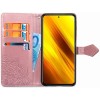 Кожаный чехол (книжка) Art Case с визитницей для Xiaomi Poco M3 Розовый (13264)