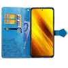 Кожаный чехол (книжка) Art Case с визитницей для Xiaomi Poco M3 Синий (13266)