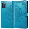 Кожаный чехол (книжка) Art Case с визитницей для Xiaomi Poco M3 Синий (13266)