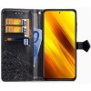 Кожаный чехол (книжка) Art Case с визитницей для Xiaomi Poco M3 Черный (13268)