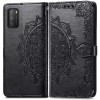 Кожаный чехол (книжка) Art Case с визитницей для Xiaomi Poco M3 Черный (13268)