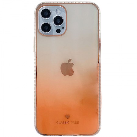 TPU+Glass чехол Aurora Classic для Apple iPhone 12 Pro Max (6.7'') Оранжевый (19366)